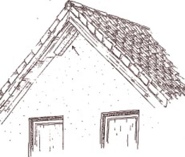 Fledermaus-Dachgesims- und Giebelröhre (Schemazeichnung Einbau)
